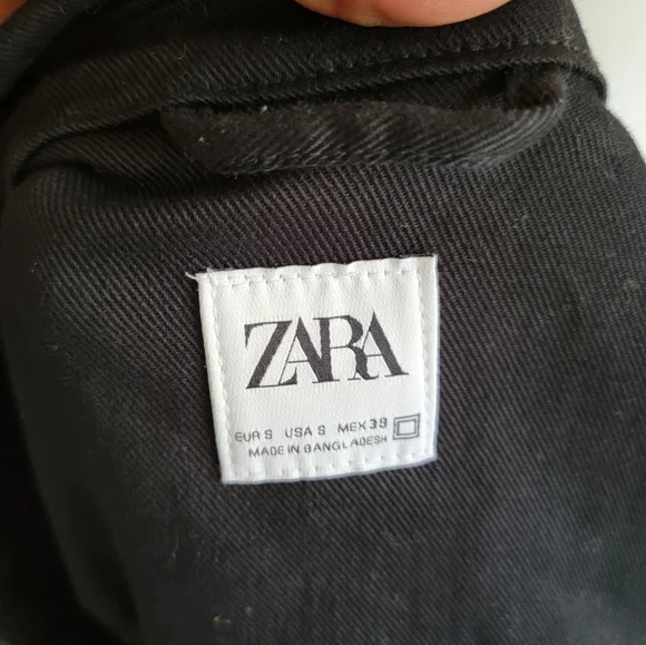 Zara mens Work Jacket size Small - Picture 7 of 9